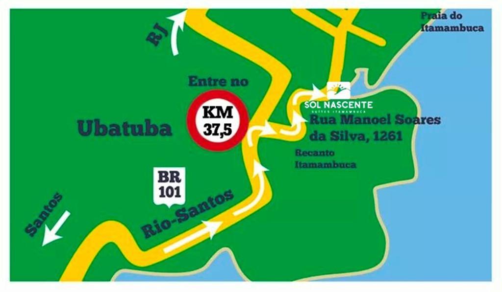Sol Nascente Suites Itamambuca Ubatuba Exterior foto